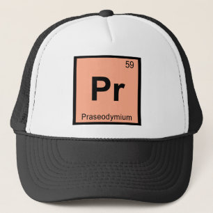 Casquette Pr - Chimie du Praséodyme Symbole du tableau pério