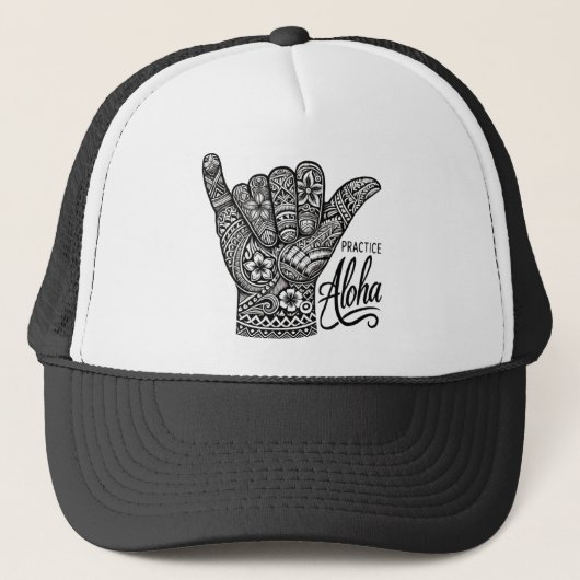 Casquette Pratiquez Aloha (Devant)