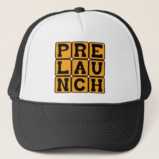 Casquette Pré-lancement, Stade de maternité (Devant)