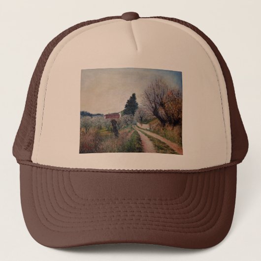 CASQUETTE PREMIER PRINTEMPS EN TOSCANE (Devant)