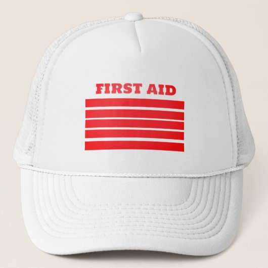 CASQUETTE PREMIERS SECOURS (Devant)
