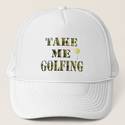 Casquette Prends-Moi Le Golf, (Devant)