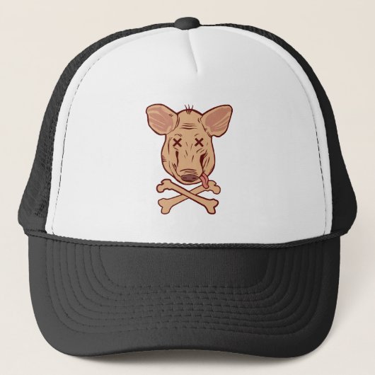 Casquette Prenez garde de h1n1 (Devant)
