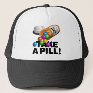 CASQUETTE PRENEZ UNE PAC DE PILULE