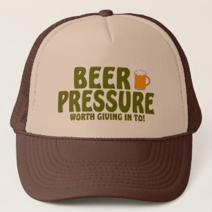 Casquette Pression de bière….Intéressant donner dedans à !