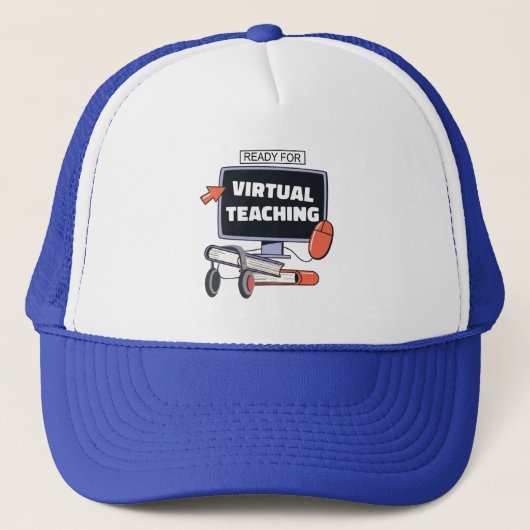 Casquette Prêt pour l'enseignement virtuel (Devant)