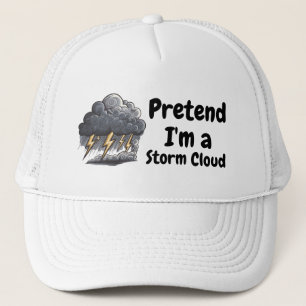 Casquette Prétendre que je suis un nuage d'orage paresseux c