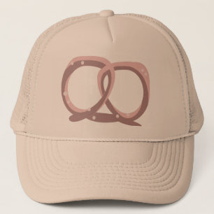Casquette Pretzel Salé Rose torse