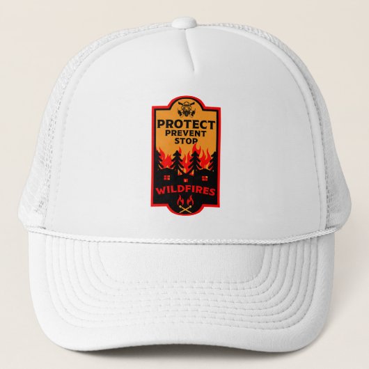 Casquette Prévention des incendies (Devant)