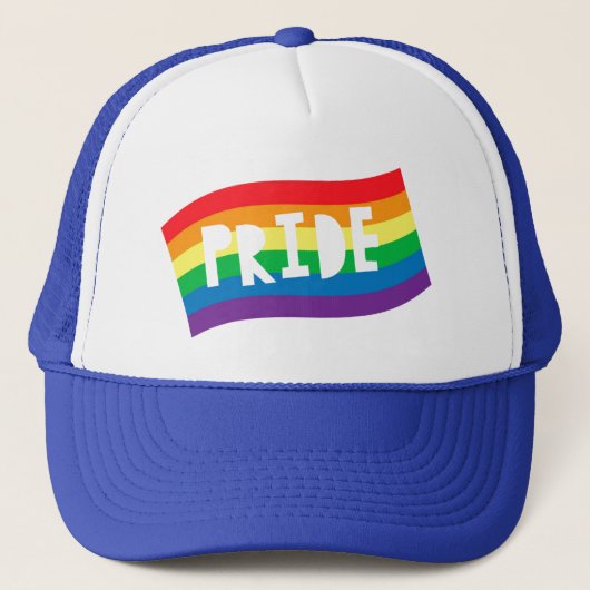 Casquette Pride Rainbow Flag (Devant)