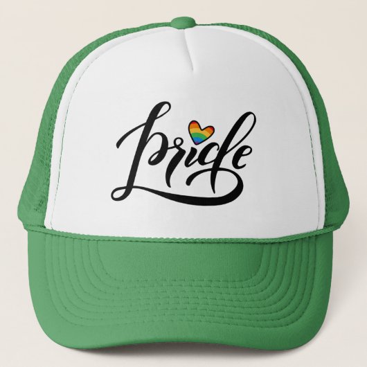 Casquette Pride Script Heart (Devant)