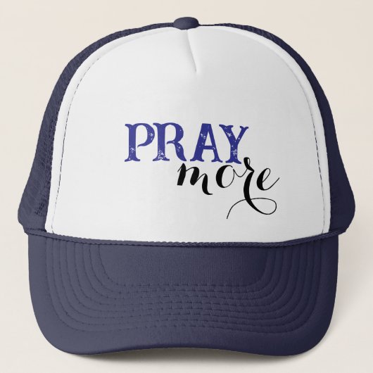 Casquette Priez davantage (Devant)