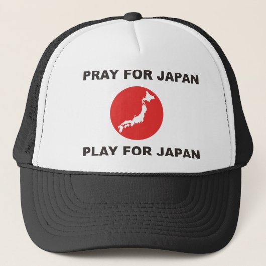 CASQUETTE PRIEZ POUR LE JAPON, JEU POUR LE JAPON (Devant)