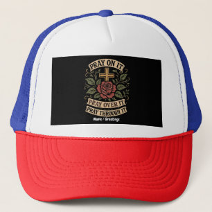 Casquette Priez Sur Elle, Priez Sur Elle, Priez Par Sa Foi