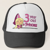 Casquette Princesse Age 3 (Devant)