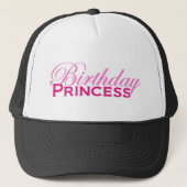 Casquette Princesse d'anniversaire (Devant)