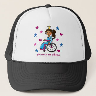 Casquette Princesse de fauteuil roulant