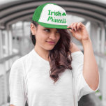 Casquette Princesse irlandaise<br><div class="desc">Cadeaux du jour de la princesse irlandaise St Patrick</div>