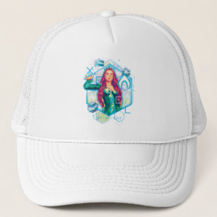 Casquette Princesse Mera Hexagonal Graphic d'Aquaman   Xebel