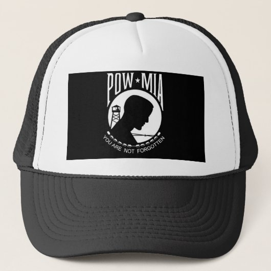 Casquette prisonnier de guerre+Drapeau de MIA (Devant)