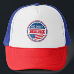Casquette Pro Choice est la liberté patriotique des femmes a<br><div class="desc">Le choix pro est patriotique. Un casquette pro-choix audacieux sur la liberté des femmes en rouge,  blanc et bleu pour les Américains féministes. Pouvoir choisir,  c'est être libre. Un drapeau américain agite sous les mots de ce casquette politique.</div>