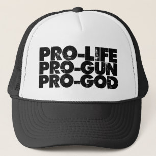 Casquette Pro-life Pro-gun Pro-dieu
