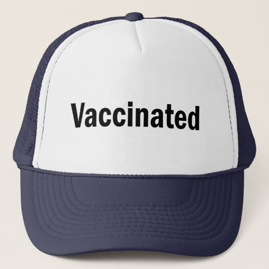 Casquette Pro-Vaccin, AF vaccinée, Vacciné (Devant)