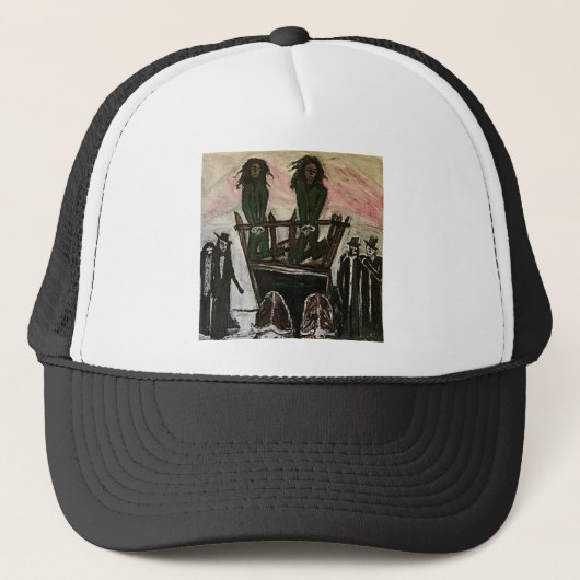 CASQUETTE PROCÈS DE SORCIÈRE RASTA (Devant)