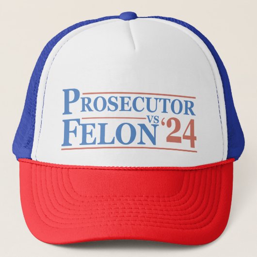 Casquette Procureur Vs Felon Élection Américaine 2024 T-Shir (Devant)