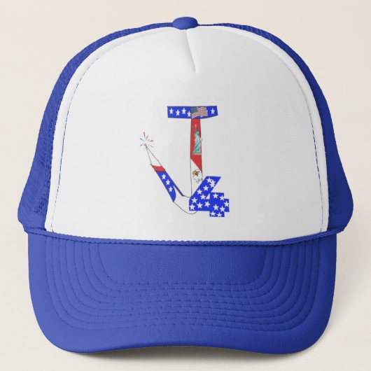 Casquette Produits 4 juillet - Porte - clés, Casquettes, dra (Devant)