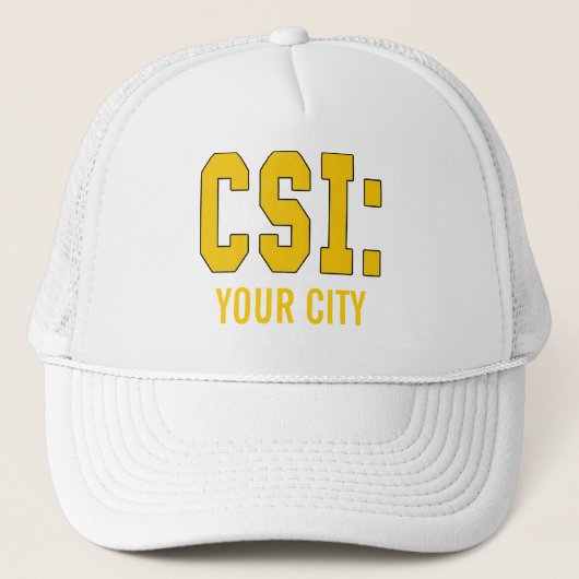 Casquette Produits de CUSTOMIZEABLE CSI (Devant)