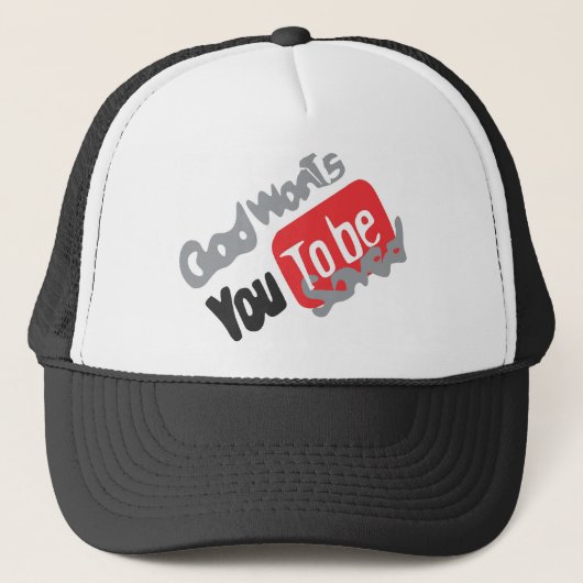 Casquette Produits god wants you tu le BE saved (Devant)
