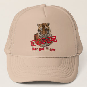 Casquette Produits mis en danger de tigre de Bengale