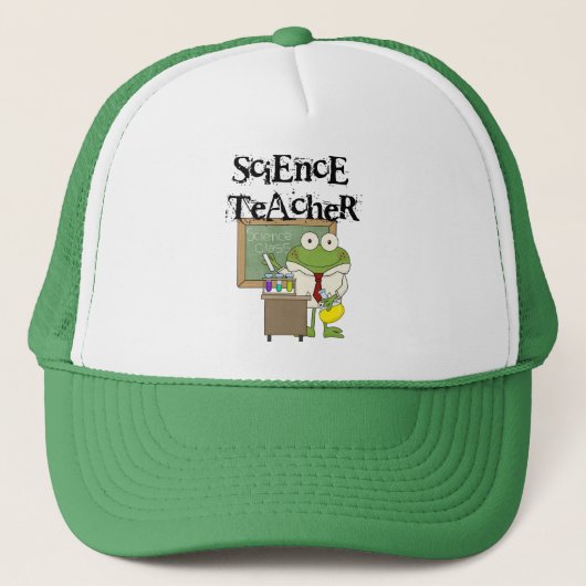 Casquette Professeur de sciences de la grenouille (Devant)