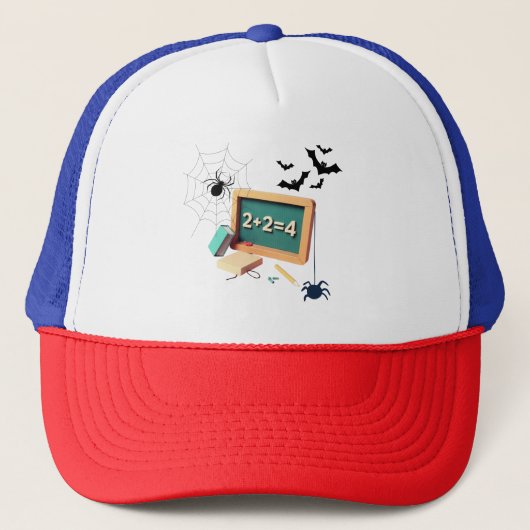 Casquette Professeur éffrayant de mathématiques (Devant)
