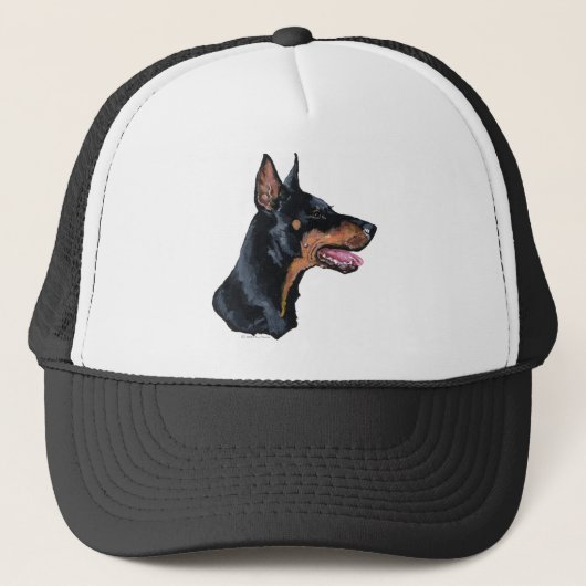 Casquette Profil du Doberman Pinscher (Devant)