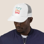 Casquette Profitez des petites choses (En situation)
