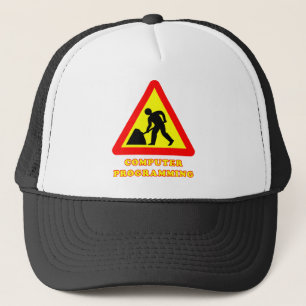 Casquette Programmation informatique Panneau routier drôle h
