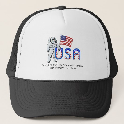 Casquette Programme spatial des États-Unis de PIÈCE EN T (Devant)