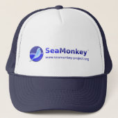 Casquette Projet de SeaMonkey - logo horizontal (Devant)