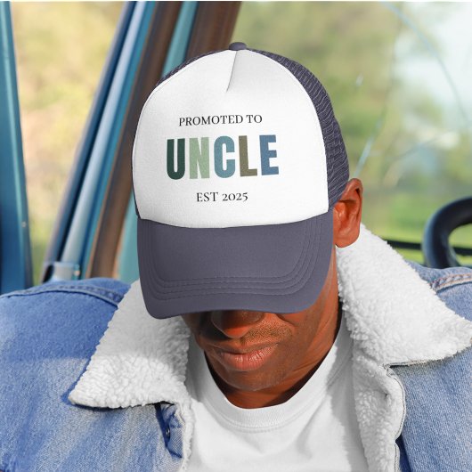 Casquette Promu à oncle EST 2025 | Nouveau oncle