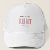 Casquette Promu à Tante EST 2025 | Nouveau cadeau de tante (Devant)