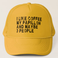Propriétaire de chien Papillon Coffee Lover Drôle