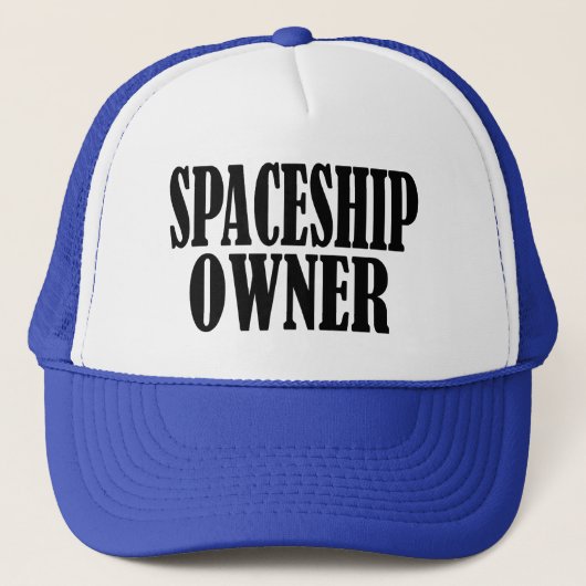 CASQUETTE PROPRIÉTAIRE DE VAISSEAU SPATIAL (Devant)