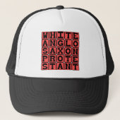 Casquette Protestant anglo blanc de Saxon, GUÊPE (Devant)