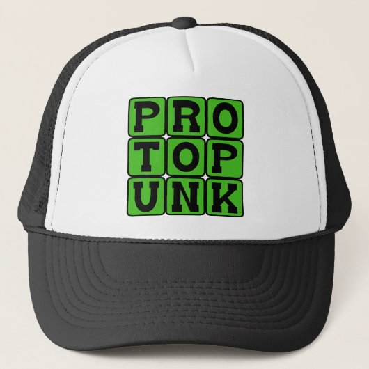 Casquette Protopunk, Genre musical (Devant)