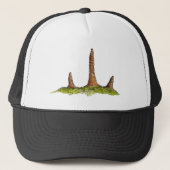Casquette Prototaxites Fungi Trucker Chapeau (Devant)