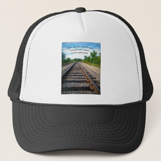 Casquette Proverbes 23:19 (Devant)