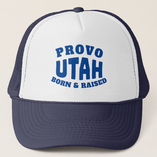 Casquette Provo Utah Né et élevé (Devant)