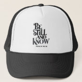 Casquette Psalm 46:10 Be Still and Know Scripture (Devant)
